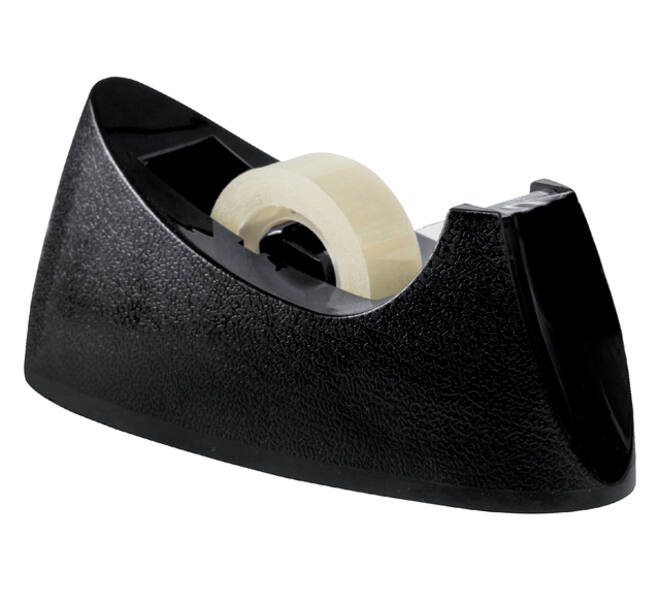 Plakbandhouder Quantore zwart 33m
