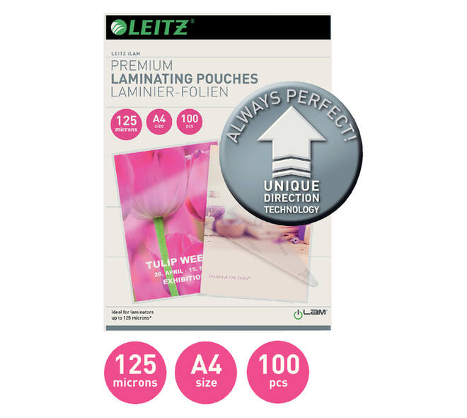 Lamineerhoes Leitz iLAM A4 2x125micron 100 stuks