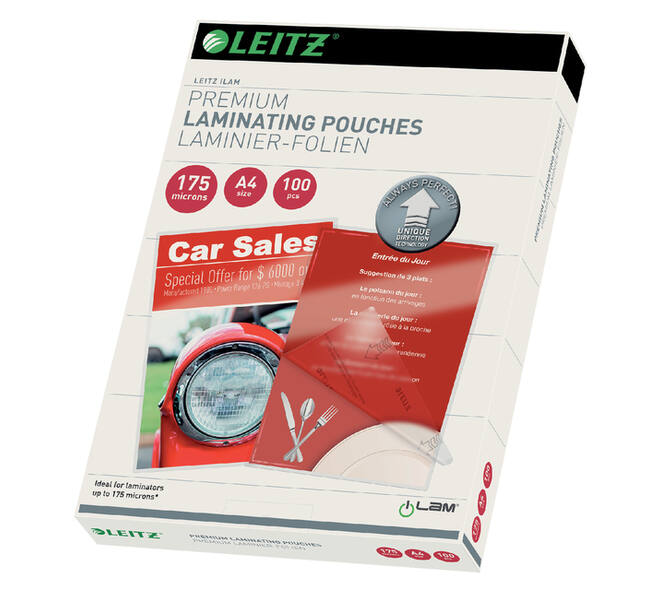Lamineerhoes Leitz iLAM A4 2x175micron 100 stuks