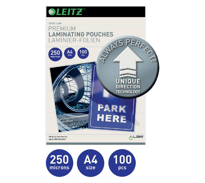 Lamineerhoes Leitz iLAM A4 2x250micron 100 stuks