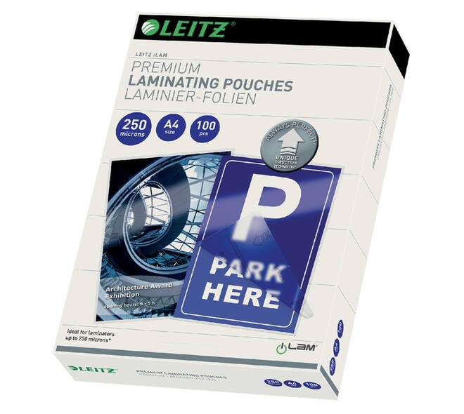 Lamineerhoes Leitz iLAM A4 2x250micron 100 stuks