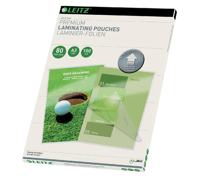 Lamineerhoes Leitz iLAM A3 2x80micron 100 stuks
