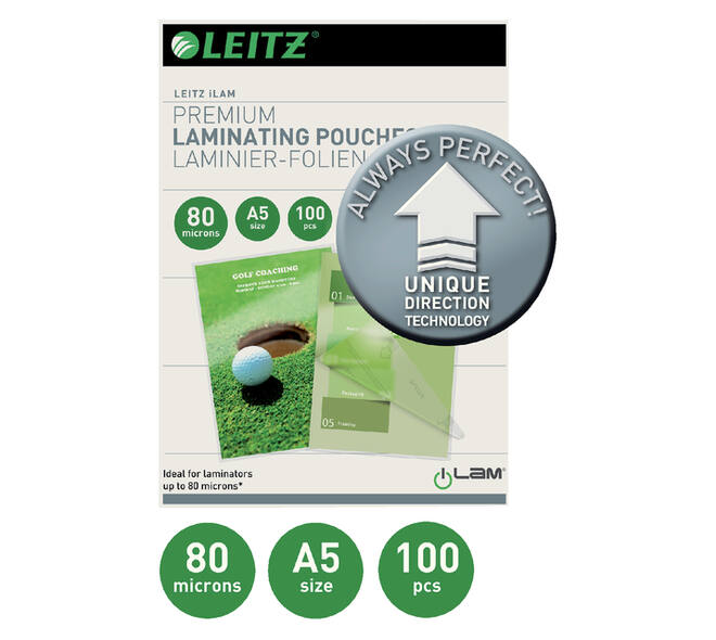 Lamineerhoes Leitz iLAM A5 2x80micron 100 stuks