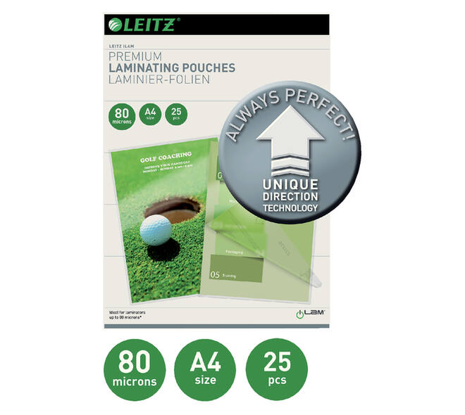 Lamineerhoes Leitz iLAM A4 2x80micron 25 stuks