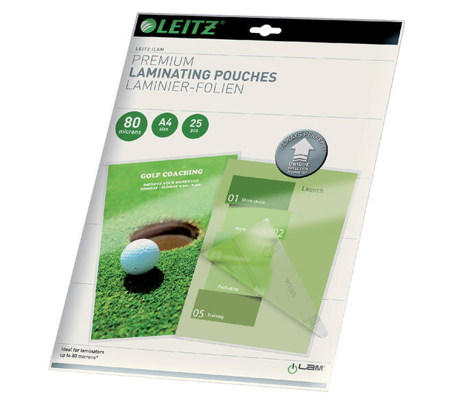 Lamineerhoes Leitz iLAM A4 2x80micron 25 stuks