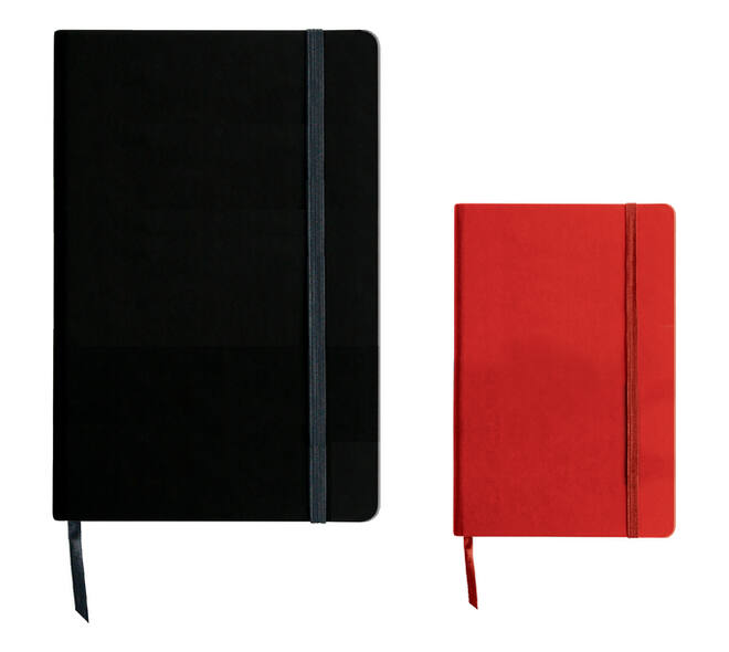 Notitieboek Quantore A4 lijn192 blz 80gr zwart