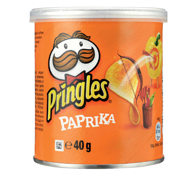 Chips pringles paprika 40 gram