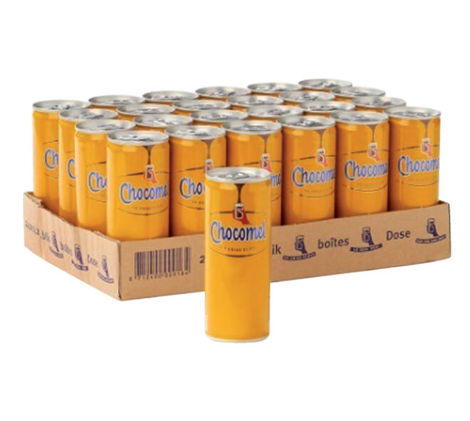 Chocolademelk Chocomel blik 250ml