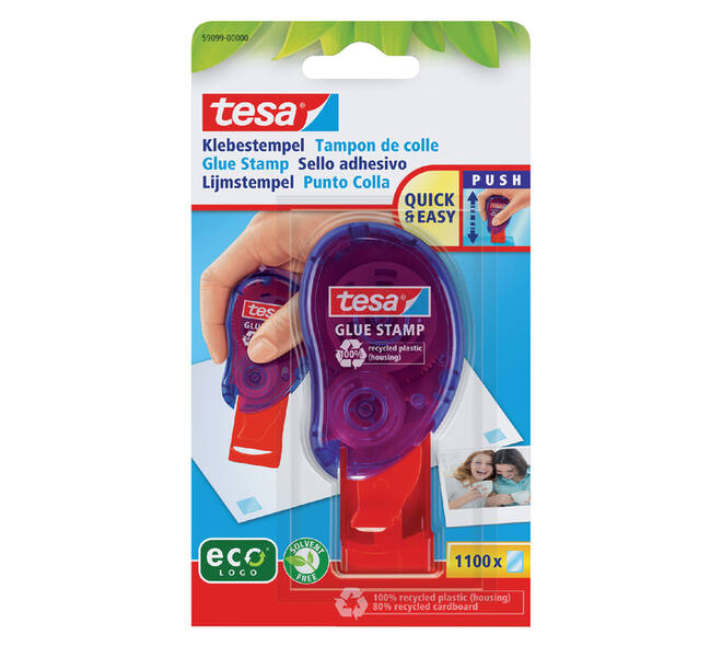 Lijmstempel tesa® transparant