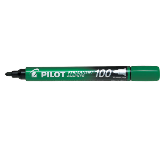 Viltstift PILOT 100 rond fijn groen