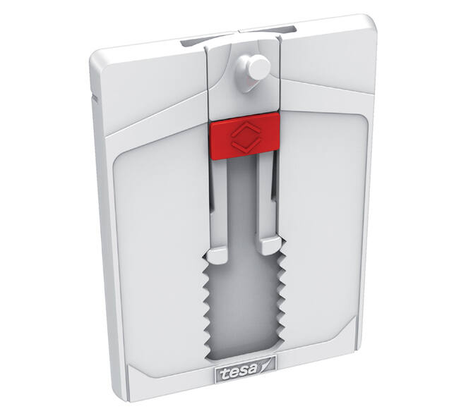 Klevende spijker tesa® behang en pleisterwerk 2kg verstelbaar wit 2 stuks