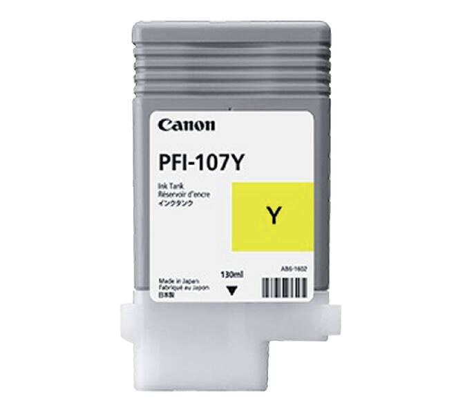 Inktcartridge Canon PFI-107 geel
