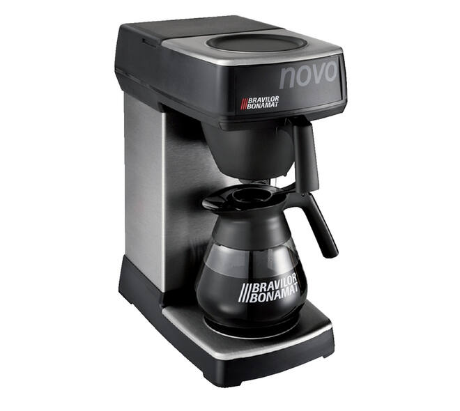 Koffiezetapparaat Bravilor Novo inclusief glazen kan