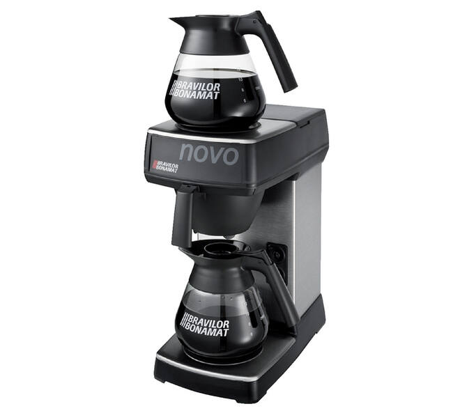 Koffiezetapparaat Bravilor Novo inclusief glazen kan