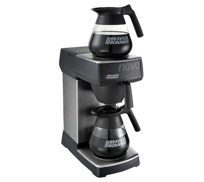 Koffiezetapparaat Bravilor Novo inclusief glazen kan
