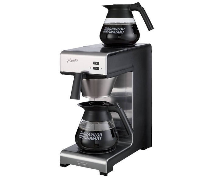 Koffiezetapparaat Bravilor Mondo inclusief 2 glazen kannen
