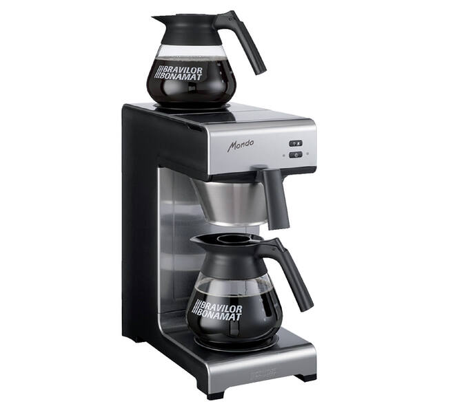 Koffiezetapparaat Bravilor Mondo inclusief 2 glazen kannen