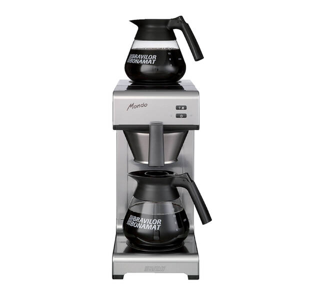 Koffiezetapparaat Bravilor Mondo inclusief 2 glazen kannen