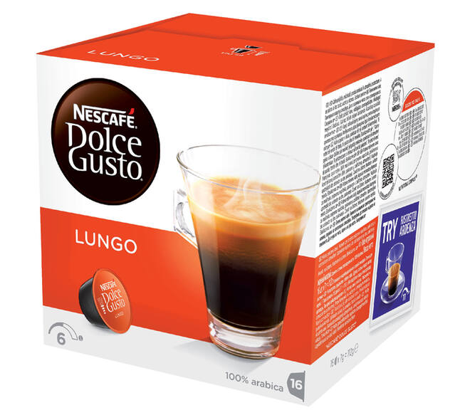 Koffiecups Dolce Gusto lungo 16 stuks