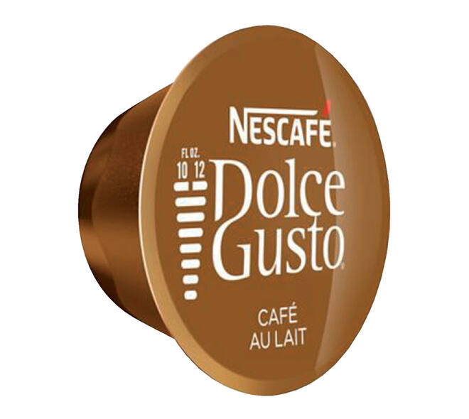 Koffiecups Dolce Gusto cafe au lait 16 stuks
