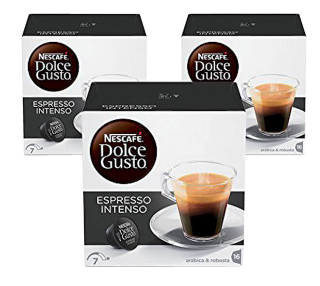 Koffiecups Dolce Gusto espresso intenso 16 stuks