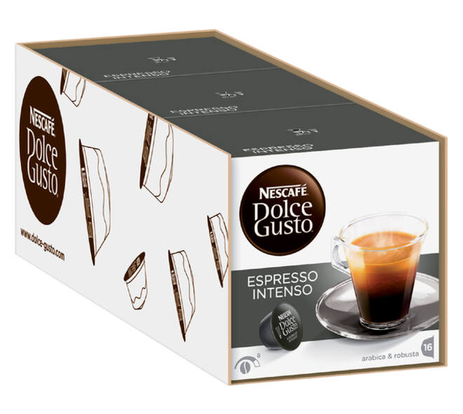 Koffiecups Dolce Gusto espresso intenso 16 stuks