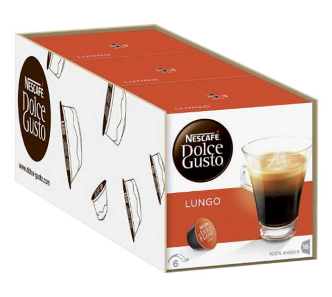Koffiecups Dolce Gusto lungo 16 stuks