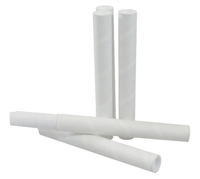 Verzendkoker CleverPack A3 330x50mm met doppen wit pak à 20 stuks