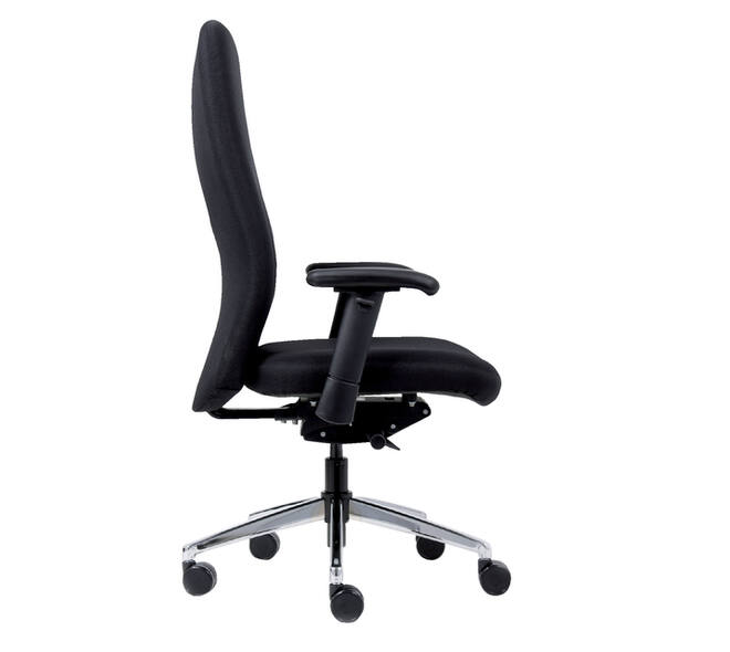 Bureaustoel Euroseats Heavy Duty zwart