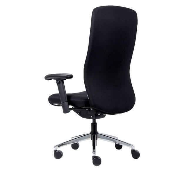 Bureaustoel Euroseats Heavy Duty zwart