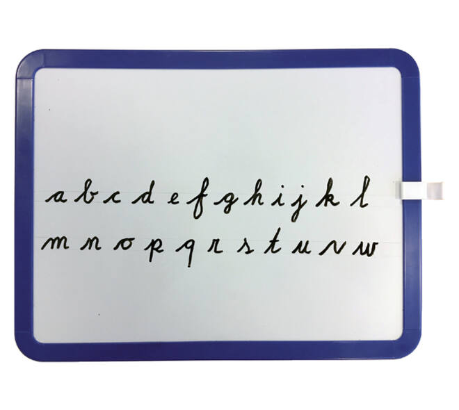 Whiteboard Desq 21x28cm tweezijdig magnetisch