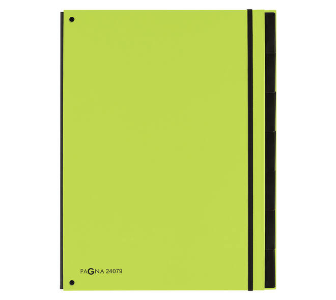 Sorteermap Pagna Trend A4 7 tabs appelgroen