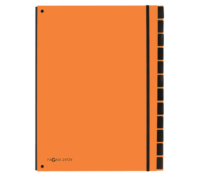 Sorteermap Pagna Trend A4 12 tabs oranje