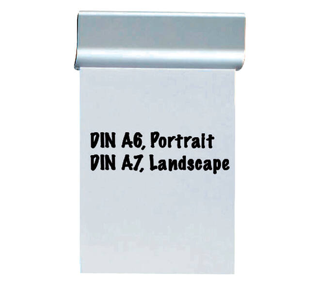Klemlijst MAUL 113x40mm aluminium zelfklevend