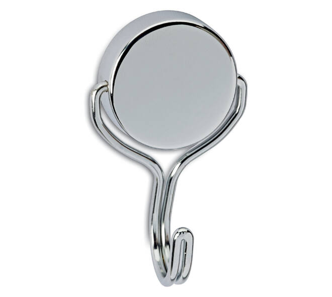 Magneet MAUL Neodymium met haak Ø38,5mm trekkracht 30kg chroom