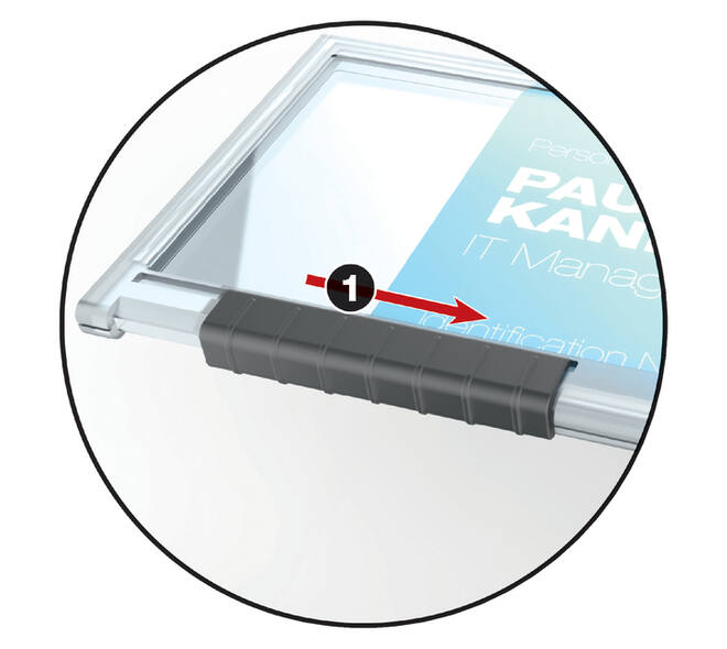 Badge Durable 8922 Pushbox mono 10 stuks