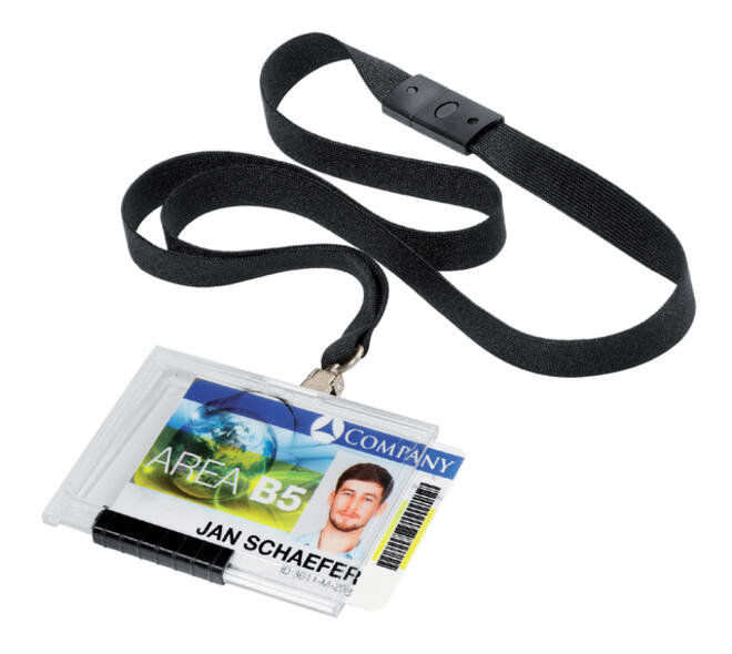 Badge Durable 8922 Pushbox mono 10 stuks