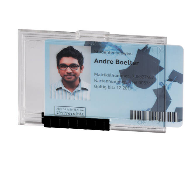 Badge Durable 8922 Pushbox mono 10 stuks