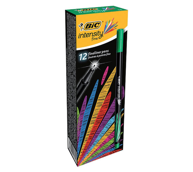 Fineliner Bic Intensity fijn groen