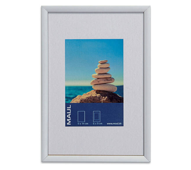 Fotolijst MAUL design 10x15cm aluminium frame zilver