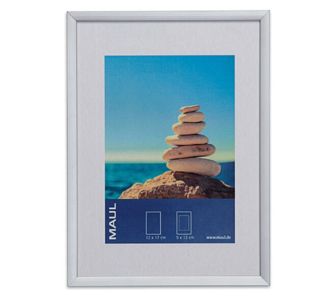 Fotolijst MAUL design 13x18cm aluminium frame zilver