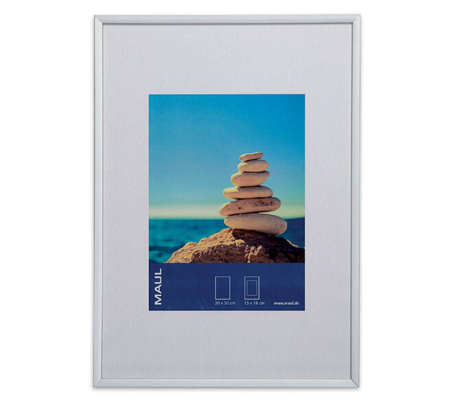 Fotolijst MAUL design 21x30cm aluminium frame zilver