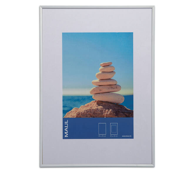 Fotolijst MAUL design 30x40cm aluminium frame zilver
