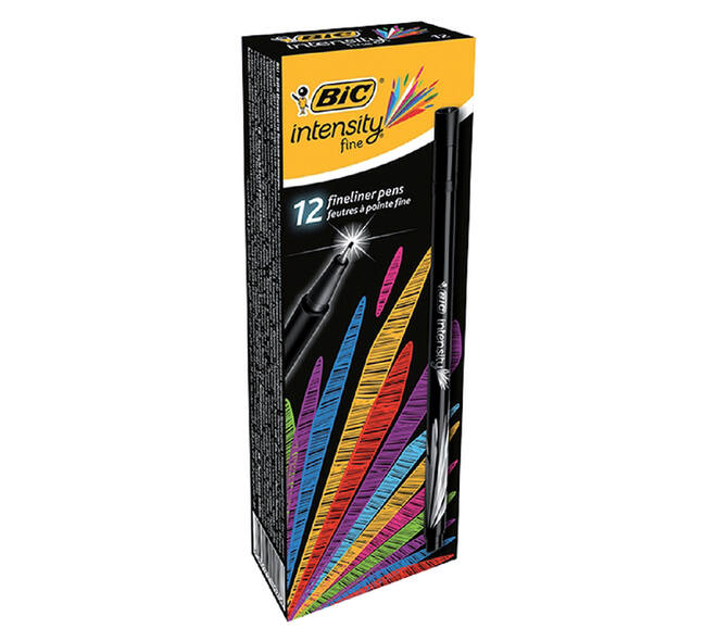 Fineliner Bic Intensity fijn zwart