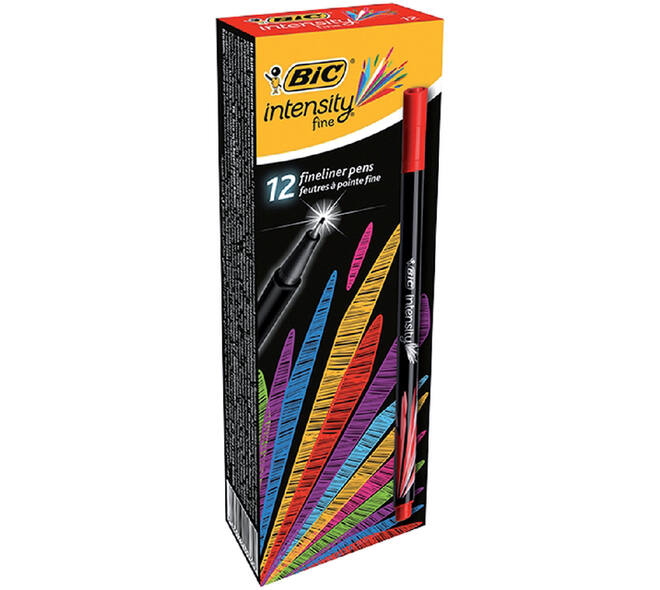 Fineliner Bic Intensity fijn rood