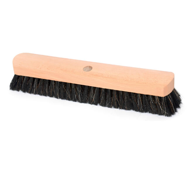 Zaalbezem Cleaninq hout 40cm zwart gat Ø23.5mm
