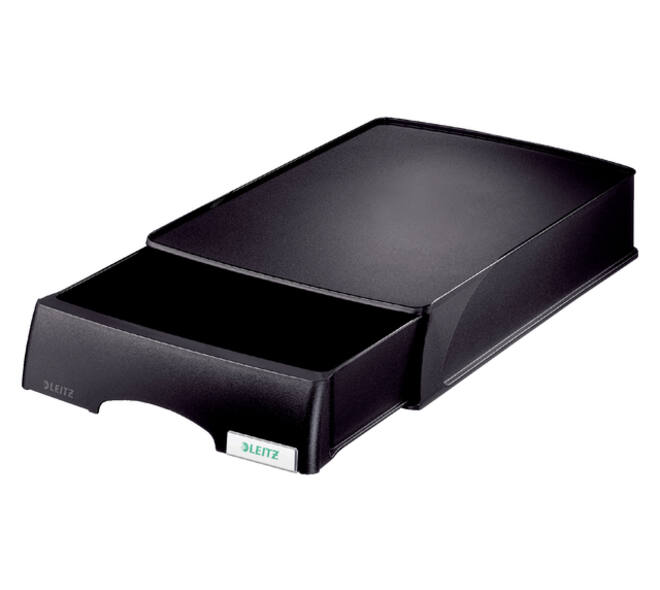 Brievenbak Leitz Plus met lade A4 maxi zwart