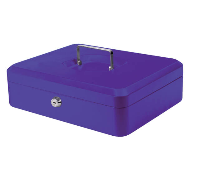 Geldkist Pavo 300x240x90mm blauw