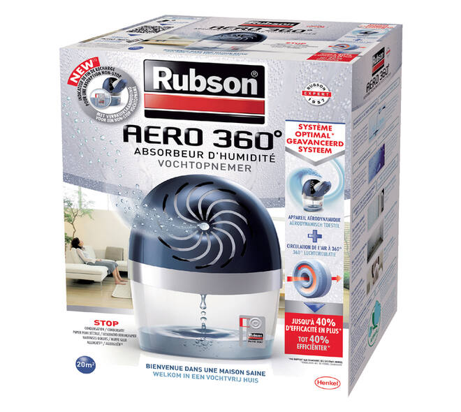 Vochtopnemer Rubson Aero 360 systeem compleet