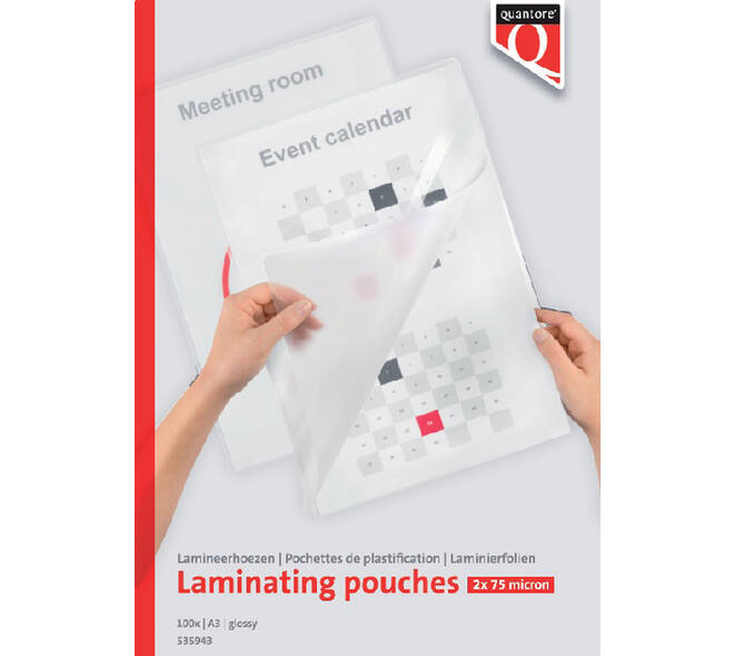 Lamineerhoes Quantore A3 2x75micron 100 stuks